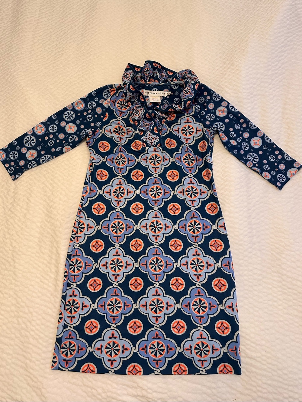 Gretchen Scott Ruffneck Dress